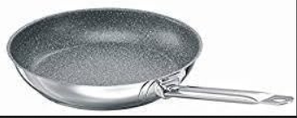 Schulte-Ufer Schmorfanne Bratpfanne Edelstahl 28 cm Profi-Style antihaftversiegelt