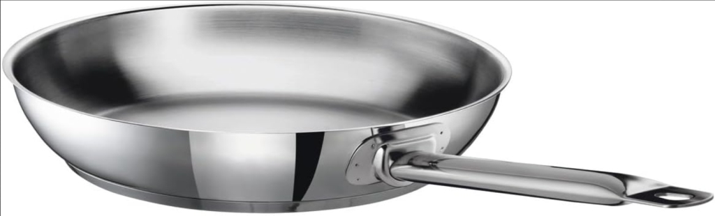 Schulte-Ufer Industar Bratpfanne, Edelstahl, Silber, 24 cm