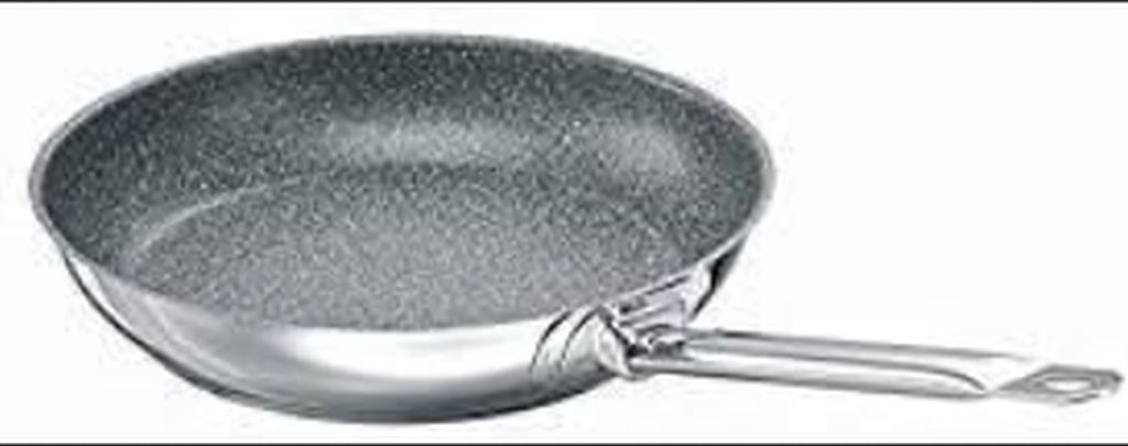 Schulte-Ufer Profi-Style Bratpfanne, Edelstahl, 28 cm, antihaftversiegelt