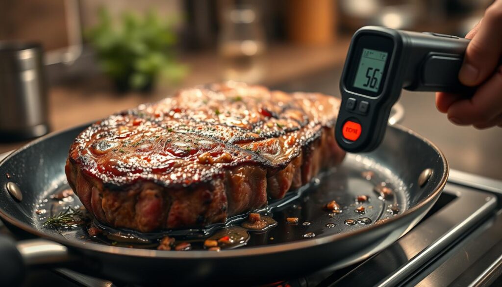 Brattemperatur für Steak