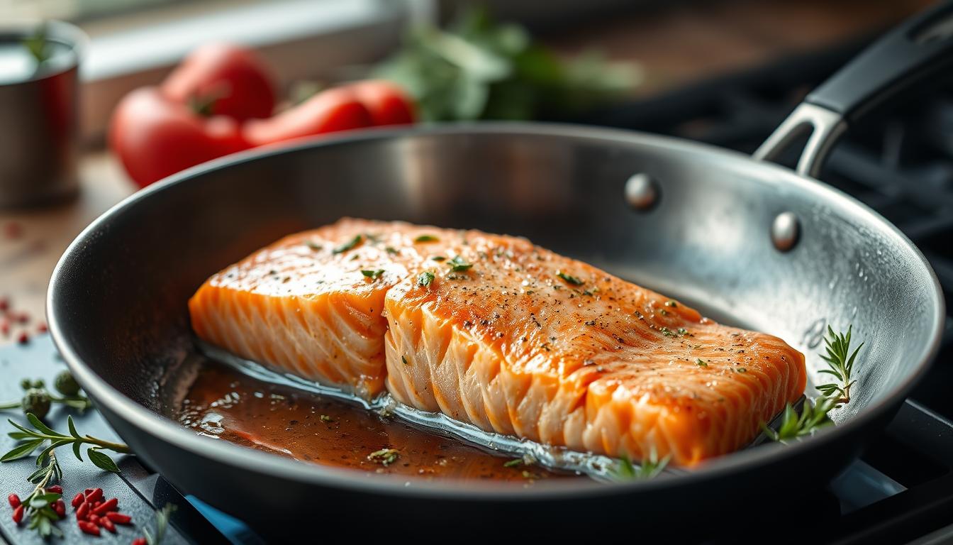 Lachs Rezepte Pfanne - Einfach &amp; Schnell Zubereitet