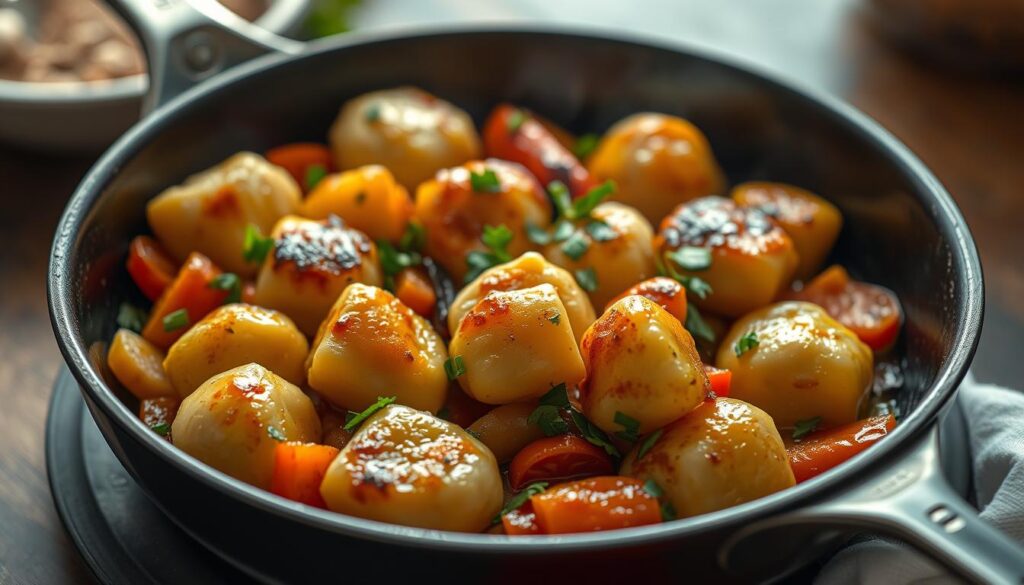 Perfekt gebratene Gnocchi Perfekt gebratene Gnocchi