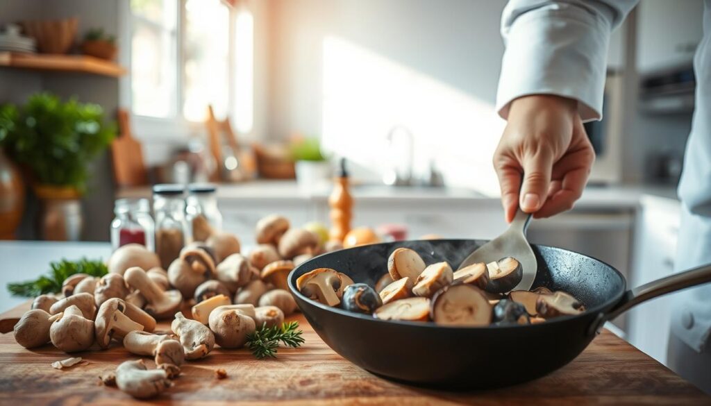 Pilze richtig anbraten Tipps