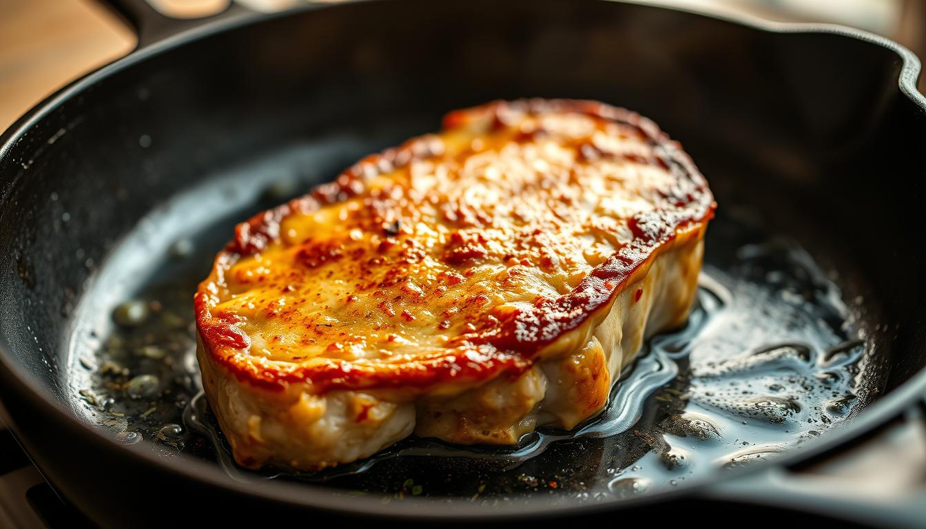 Kotelett in der Pfanne braten - Schritt für Schritt Anleitung Kotelett in der Pfanne braten - Schritt für Schritt Anleitung