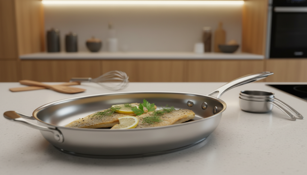 Fischpfanne oval