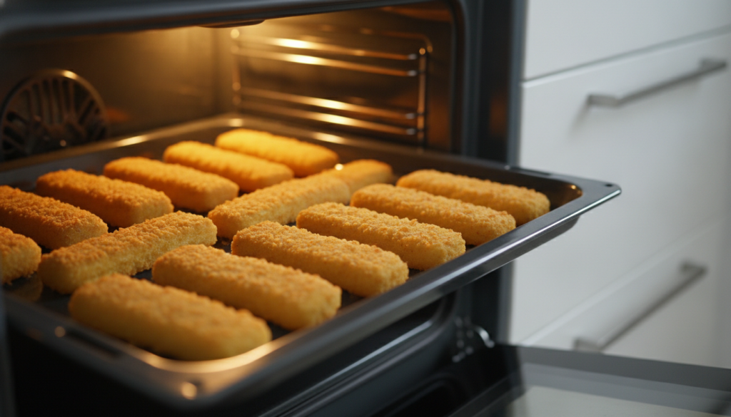 Fischstäbchen im Backofen
